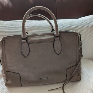 Suede Satchel Approx 8x12"